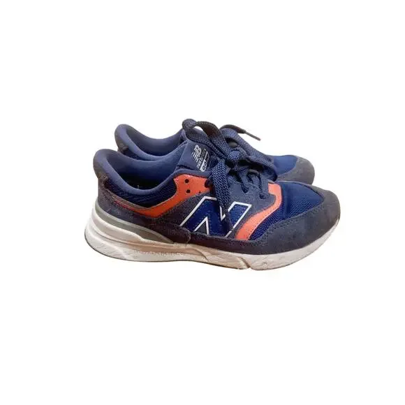 New Balance 997R Sneakers Blue/Red Boys Size 2.5 - Picture 3 of 8